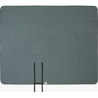 Picknickdecke Camping - Komfort XL 210 × 170 cm grau