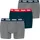 Everyday Boxershorts 3 Einheiten Grey Navy Red Combo XL