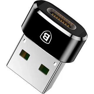 Baseus USB-C auf USB-A Adapter Schwarz