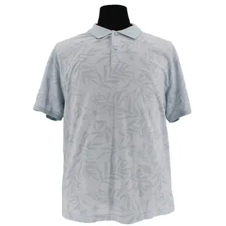 FYNCH-HATTON Poloshirt Polo, 2-Tone, AOP summer breeze blau