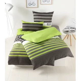 OTTO home Majoran gestreift Grün 155 x 220 cm + 2 x 40 x 80 cm
