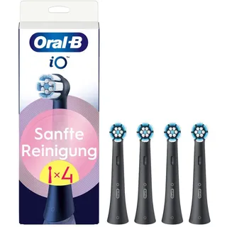 O Sanfte Reinigung Aufsteckbürste schwarz 4 St.