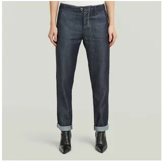 G-STAR Boyfriend-Hose Regular Track O5P Fatigue mit niedrigem Bund, Relaxed Fit blau 29