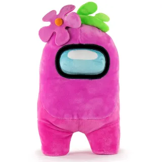 Plüschtiere Offizielles Produkt von Among Us - Rose mit Blume - Super Soft Qualität
