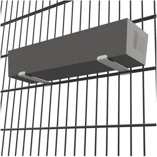 ZAUNIVERSUM Blumenkastenhalter Smart Doppelstabzaun Blumenkasten Halterung Kastenhalter, 2 Halter, im Set, Einfache Montage, Universelle Kompatibilität
