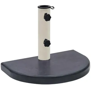 vidaXL Schirmständer Granit 40 x 28 x 4 cm Schwarz