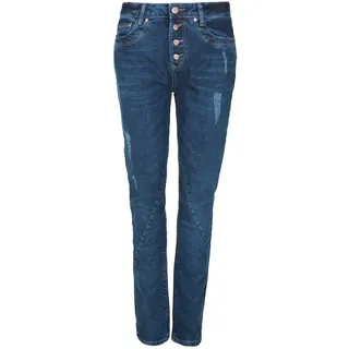 GIN TONIC Damen Jeans BOYFRIEND mid blue wash - 31W / 34L