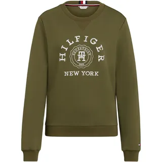 Tommy Hilfiger Eqestrian Damen Hoodie Evans Graphic Utility Olive, Größe: M