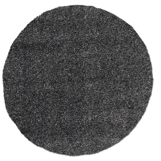 OCI DIE TEPPICHMARKE Hochflor-Teppich OCI DIE TEPPICHMARKE "LOBBY SHAGGY", grau (grau, dunkel), H:52mm Ø:200cm, Polypropylen (PP), Teppiche, Langflor, Shaggy, robust, alle Räume