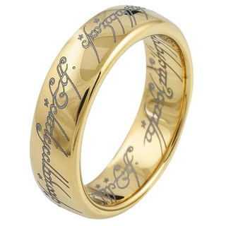 Der Herr der Ringe Ring - Der Eine Ring - goldfarben  - Lizenzierter Fanartikel - 60