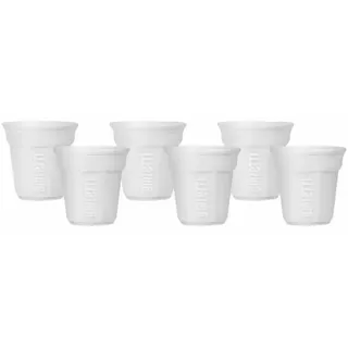 Bialetti Espresso Tasse 0,1 l Weiß 6 St.