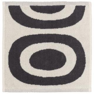 Marimekko - Mini-Handtuch - Melooni - Baumwolle - Farbe: Charcoal-Off White - 30 x 30 cm