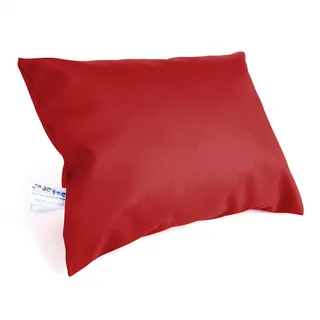 Sport-Tec Kopfkissen, Couchkissen, Therapiekissen, Sitzkissen, Stützkissen aus Kunstleder, 45x35x9 cm, Grenadine - Tomato