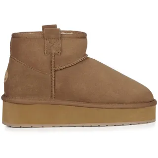 Emu Australia Foy Flatform Micro W13073-CHES, Womens Winter Boots,Boots, Brown, 41 EU - 41 EU