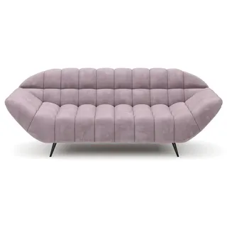Sofa Gappa Stoff Rosa 2-Sitzer