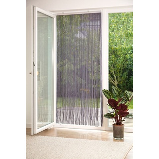CONACORD Deko-Vorhang Bead dunkelgrau, 90 x 200 cm