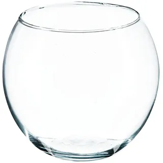 Atmosphera - Kugelvase Glas - klar - D15 cm - Transparent