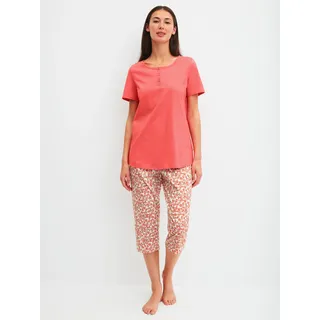 CALIDA Flower Nights Pyjama Rosa 40-42