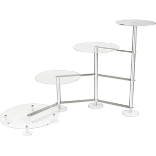 Manschin-Laserdesign Tortenständer Rund Tortenetagere Acryl Treppe Etagere Hochzeit 4 Etagen Acrylglas (Ø 20 24 28 32 cm)