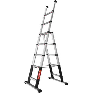 Günzburger Combi Line Teleskopleiter 5+2 Stufen
