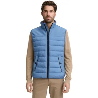 Steppweste TOM TAILOR, Herren, Gr. L, marine blau, Steppware, Obermaterial: 100% Polyester. Futter: 100% Polyester, unifarben, regular fit normal, Westen Steppweste, mit Taschen