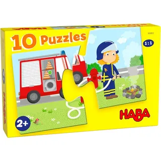 HABA - 10 Puzzles - Einsatzfahrzeuge