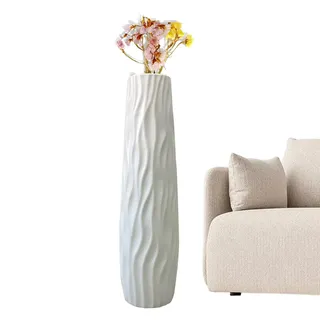 Yonuaret Große Bodenvasen - 58 cm Große Stehende Vase | Tischdekoration Groß Modern Für Landhaus Hochzeit Wohnzimmer Arbeitsplatz Küche Zuhause Schlafzimmer - Hochzeit Wohnküche Landhaus