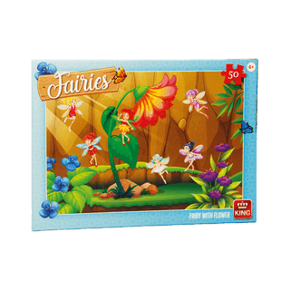 Puzzle - Feen mit Blumen - Fairies, 50 Teile