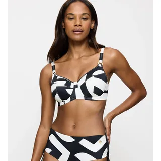 Triumph Bügel-Bikini-Top »Summer Allure W 01«, Minimizer Triumph WHITE - DARK combination, 38