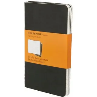 Moleskine Notizheft Cahier A6 schwarz liniert