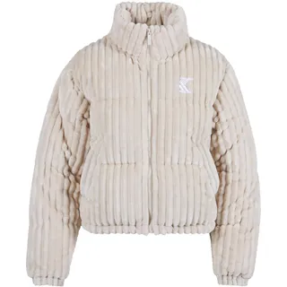 Karl Kani Damen KW233-024-1 KK Og Fuzzy Corduroy Short Puffer Jacket - M