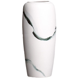 ZHAOSHUNLI Vasen Neue Chinesische Stil Bodenvase Wohnzimmer Keramik Tee Room/Modellraum/Hotel Getrocknete Blume Dekoration Ornamente (Color : 50cm)