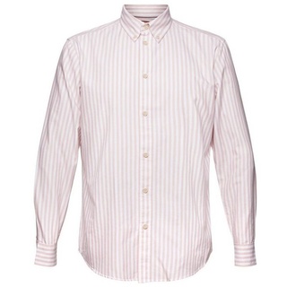 Esprit Langarmhemd Button-Down-Hemd in Oxford-Webart lila