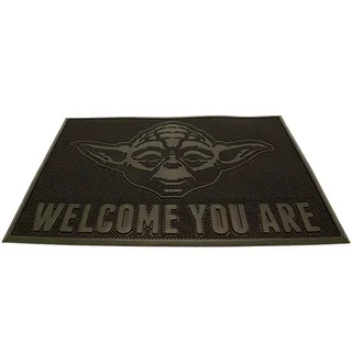 Star Wars Pyramid International Yoda Welcome' Gummi-Fußmatte, 40 x 60 cm, Einheitsgröße