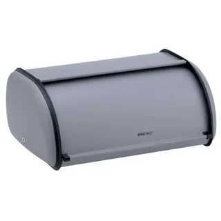 KING HOFF Brotkasten Metall Grau