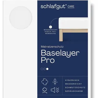 schlafgut Baselayer Pro Matratzenauflage 200 x 200 cm weiß