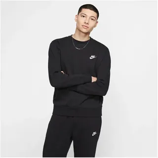 Nike Sportswear Club Fleece Crew Sweatshirt Herren black/white XL