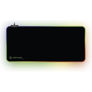 Inca EMPOUSA RGB 7 LED MOUSEPAD (770x295x3mm), Mausmatte, Schwarz