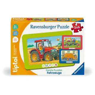 Ravensburger tiptoi® 3 erste Puzzles: Fahrzeuge