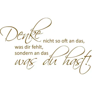 GRAZDesign Wandtattoo Sprüche Motivation für Betrieb, Büro, Wohnzimmer, Sport Wandaufkleber - 93x57cm / 091 gold