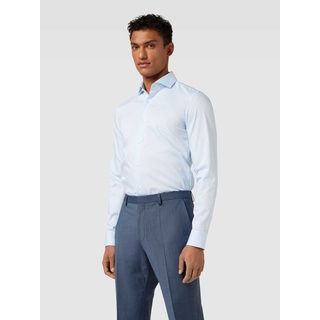 Slim Fit Business-Hemd mit Haifischkragen Modell 'Kery', Hellblau, 38