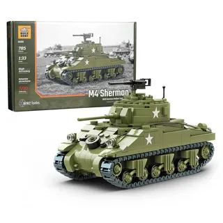 BuildArmy WW2 M4 Sherman Panzer V3 (785 Teile)