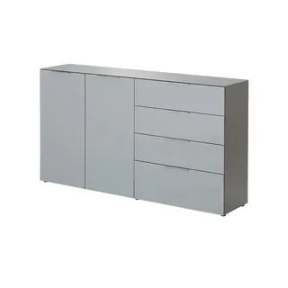 Germania Sideboard Oakland 184 x 102 x 42 cm grau/silber