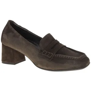 Paul Green 3861-002 Pumps Hochfrontpumps Veloursleder Braun 42