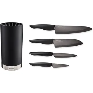 Kyocera SHIN Keramikmesser Set 4-tlg. Schwarz