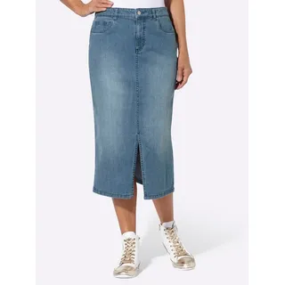 Witt Weiden A-Linien-Rock Jeans Blau 48