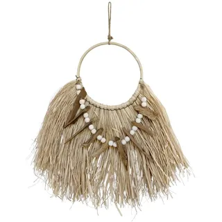 Chic Antique Wanddekor Palmenblatt, H51 x L46 x B4 cm, natur