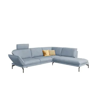 himolla Ecksofa  1478 ¦ blau ¦ Maße (cm): B: 275 H: 87