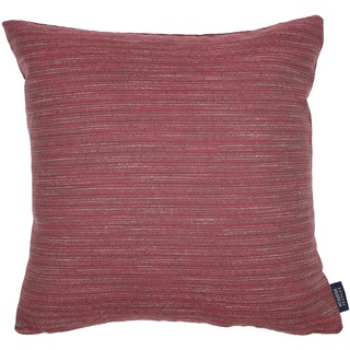 McAlister Textiles Hamleton | Sofakissen mit Füllung | 50 x 50 cm in Rot | Schlichtes Deko Couchkissen