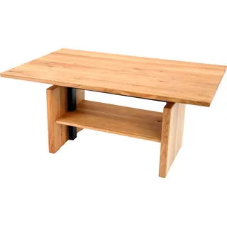 Paroli Couchtisch Massivholz höhenverstellbar Eiche 105 x 47 x 65 cm